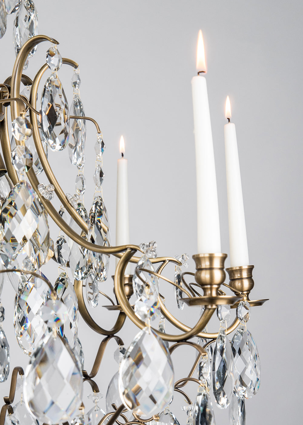 Barock kristallkrona "Åtta armar"