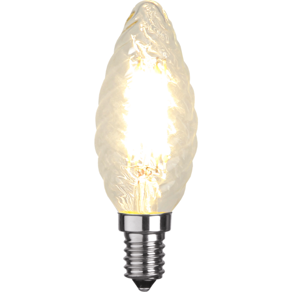 Glödlampa "Kronljus vriden"