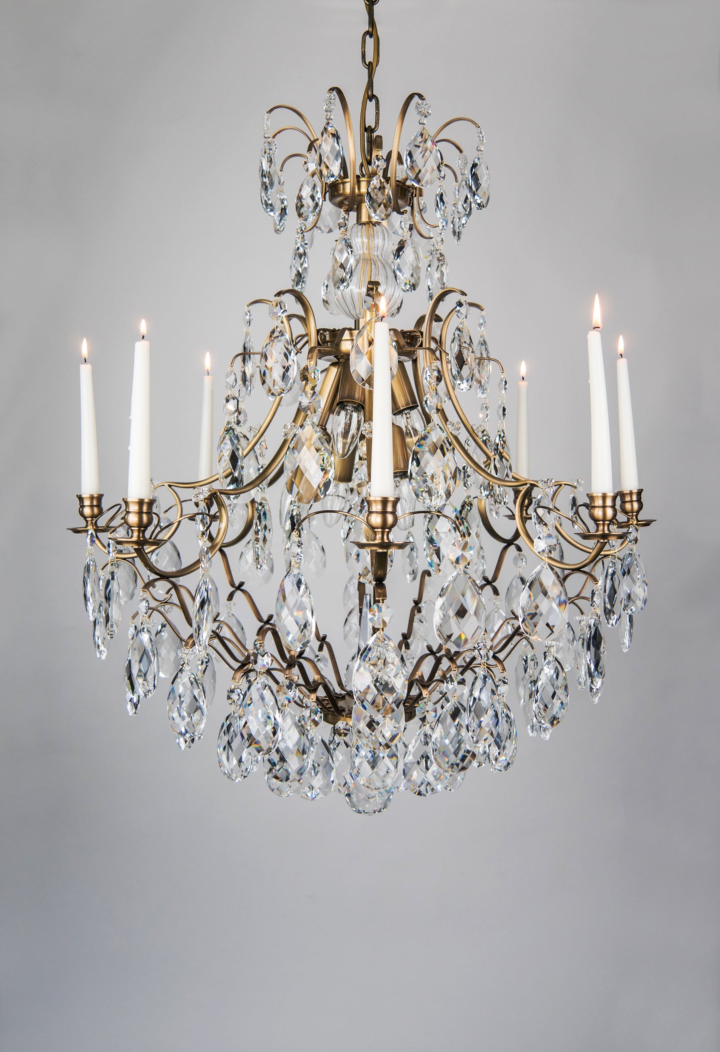 Barock kristallkrona "Åtta armar"