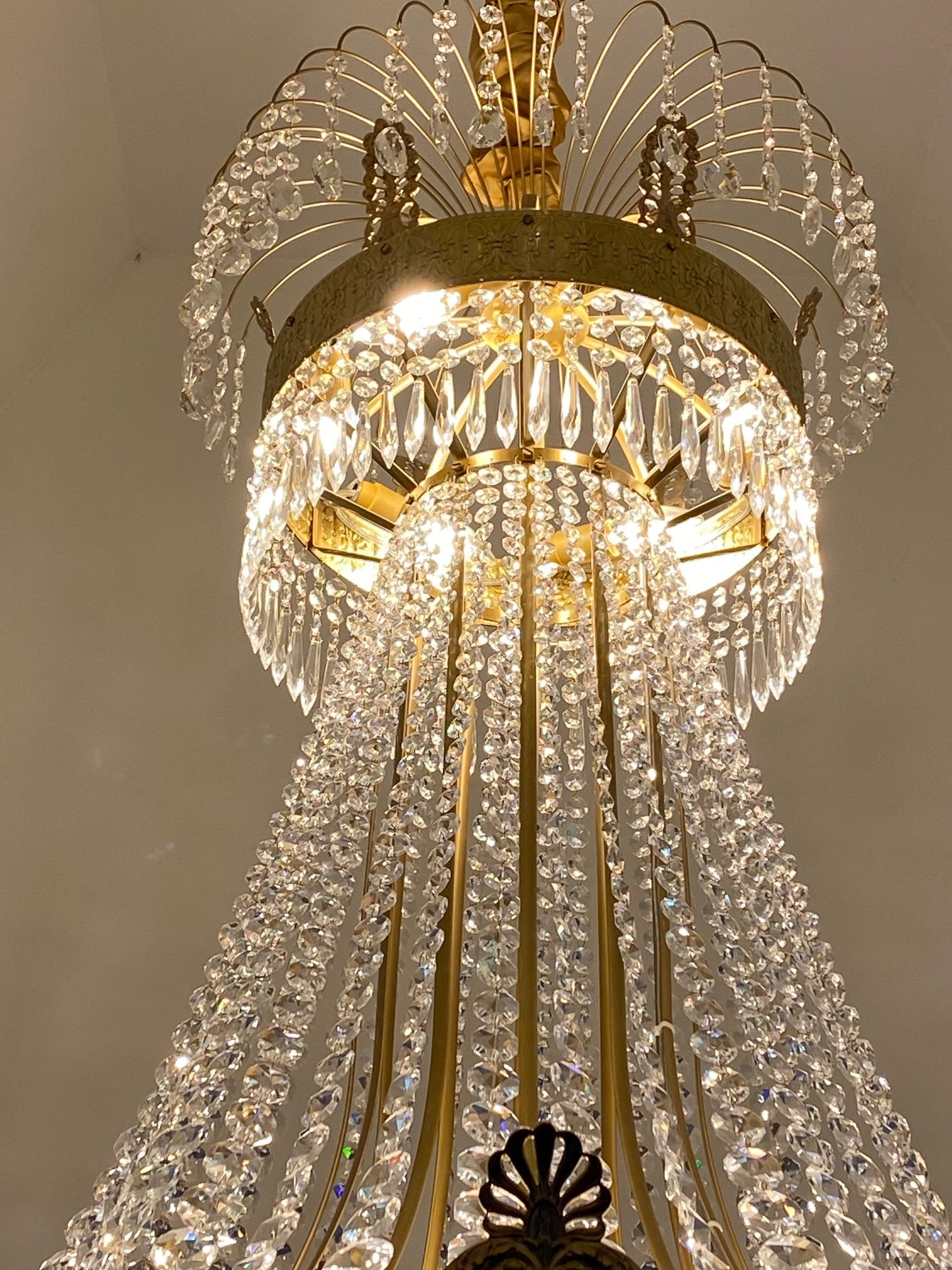 Empire kristallkrona "Bellevue"